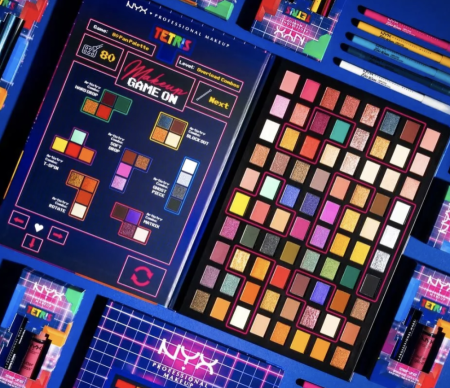 NYX Cosmetics Tetris Collection limited edition palettes